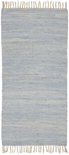 Chodnik bawełniany – jasnoniebieski 60 × 120 cm
