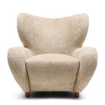 Fotel Courchevel Vintage velvet, sterling silver