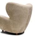 Fotel Courchevel Vintage velvet, sterling silver