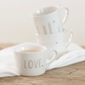 Kubek White sm/LOVE