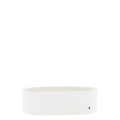 Tacka owalna White/with black heart