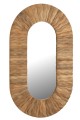 Lustro Curve Oval Wood Natural