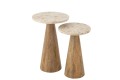 Stoliki Marble Beige/Brown