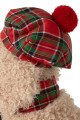 Pies Christmas Red