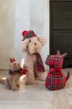 Pies Christmas Red