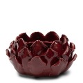 Świecznik Artichoke Bowl burgundy XS