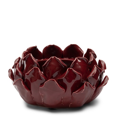 Świecznik Artichoke Bowl burgundy XS