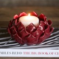 Świecznik Artichoke Bowl burgundy XS