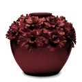 Wazon Blossom Vase burgundy L