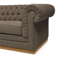 Sofa Crescent Sofa, Mountain Weave Lush Brown