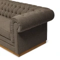 Sofa Crescent Sofa, Mountain Weave Lush Brown