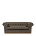 Sofa Crescent Sofa, Mountain Weave Lush Brown