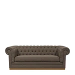 Sofa Crescent Sofa, Mountain Weave Lush Brown