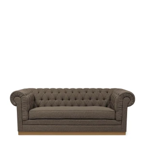 Sofa Crescent Sofa, Mountain Weave Lush Brown