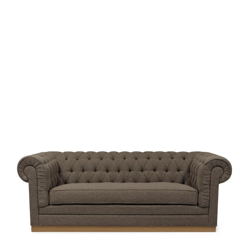 Sofa Crescent Sofa, Mountain Weave Lush Brown