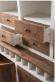 Kredens Driftwood Cabinet with winerack Double