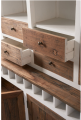 Kredens Driftwood Cabinet with winerack Double