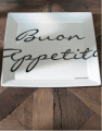 Talerz Buon Appetito Square 26 x 26 cm