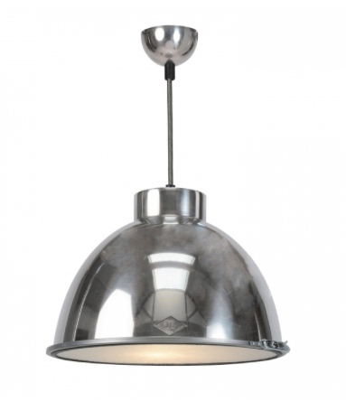 Lampa GIANT 0 PENDANT LIGHT, NATURAL ALUMINIUM WITH WIRED GLASS