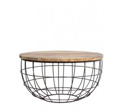 Stolik kawowy DIVAN RUST-WOOD Light & Living