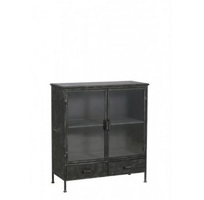 Regał LOCUMBA antique black