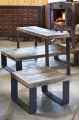 Stolik kawowy CUENCA RAILWAY WOOD Light & Living