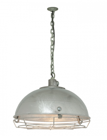 Lampa STEEL WORKING LIGHT WITH PROTECTIVE GUARD, GALVANISED