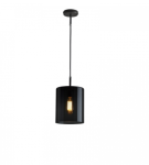 Lampa BROMPTON, SIZE 3 ANTHRACITE GLASS PENDANT