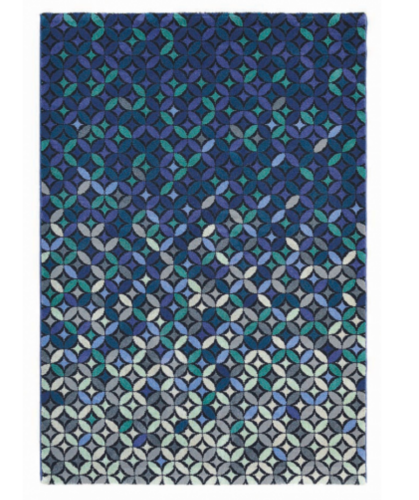 Dywan geometryczny - Cosmoz Teal